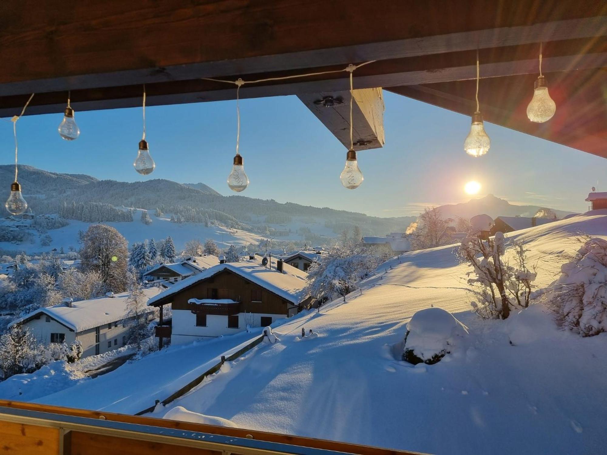Ferienwohnung - Haus Am Sonnenhang Wertach Dış mekan fotoğraf